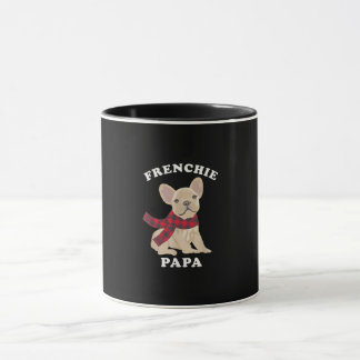 Caneca presente de buldogue francês de natal corresponden