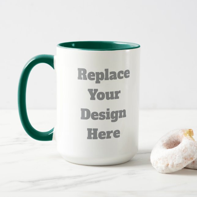 Caneca Presente de Casamento Personalizado – Crie o Seu P (Com Donut)