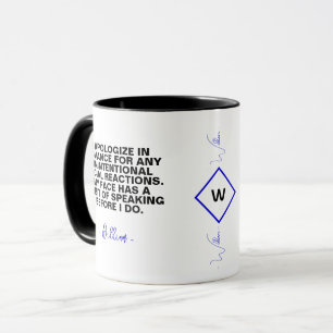 Caneca Presente de Citação para Amantes de Café   Irônico
