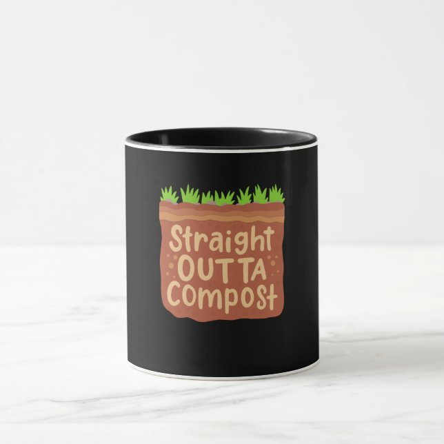 Caneca Presente de composto de jardim (Centro)