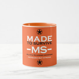 Caneca Presente de Consciência de Sobrevivência com Escle