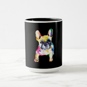 Caneca Presente de Desenho de Aquarela Original para Bull