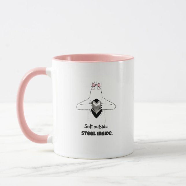 Caneca Presente de Empoderamento de Mulher Forte (Esquerda)