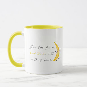 Caneca Presente de escritório de colegas com banana e cit