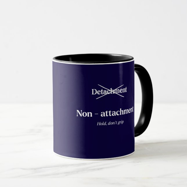 Caneca Presente de Filosofia Zen para Ele e Ela Café (Frente Esquerda)