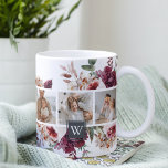Caneca Presente de Flores Coloridas da Família Trendy Col<br><div class="desc">Presente de Flores Coloridas da Família Trendy Collage</div>