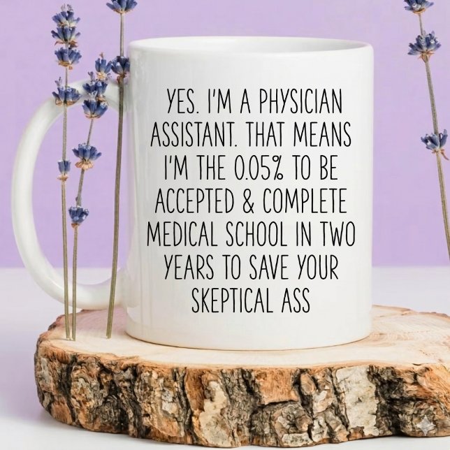 Caneca Presente de Formatura de Auxiliar Médico, Novo Fut (Criador carregado)