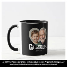 Presente de Foto de Avô Estabelecido Para Avô
