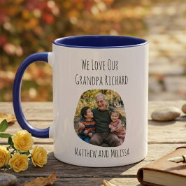 Caneca Presente de Foto do Avô para Ele