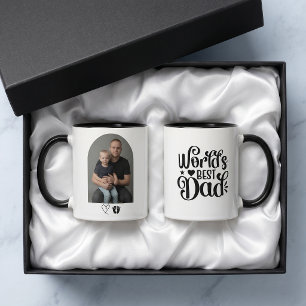 Caneca Presente de foto do Melhor Pai do Mundo para o Dia
