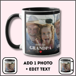 Caneca Presente de Foto Melhor Avô do Mundo