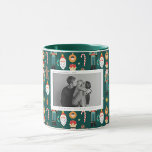 Caneca Presente de fotos da família Noel com cores Natal<br><div class="desc">Folhas de Papel de Moldagem de Natal de Noel Colorido do Xmas</div>