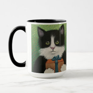 Caneca Presente de Gato Tuxedo