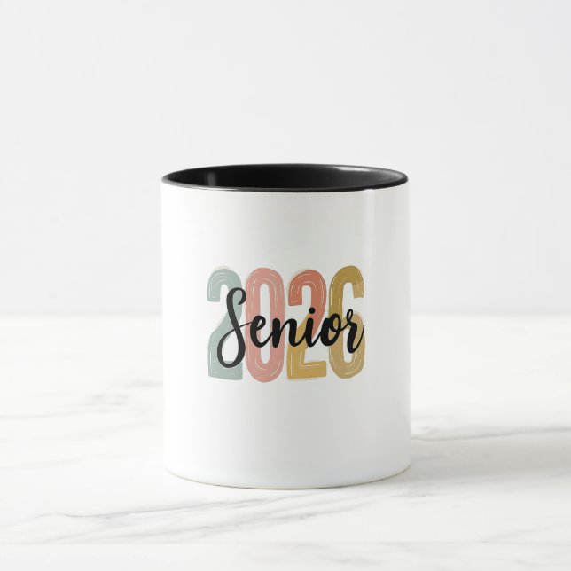 Caneca Presente de Graduação Senior 2026 Graduação 2026 (Centro)