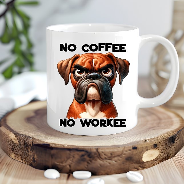 Caneca Presente de Humor de Cachorro Engraçado - Design C (Criador carregado)
