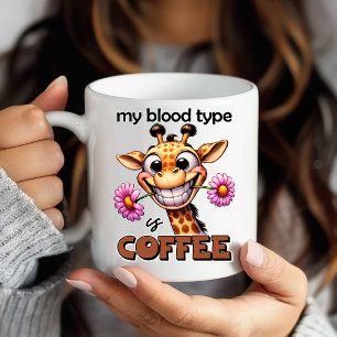 Caneca Presente de Humor de Girafa Hilário para Amantes d