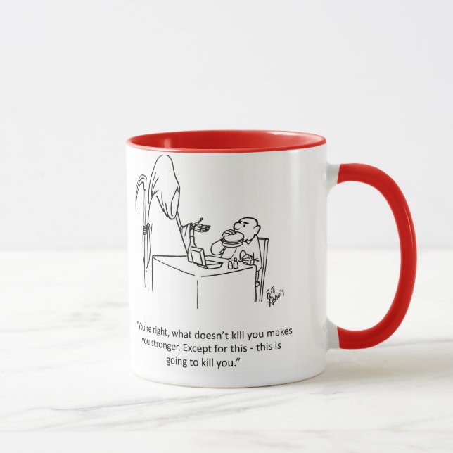 Caneca Presente de Humor Mug da Grim Reaper (Direita)