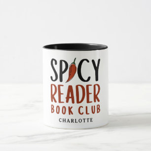 Caneca Presente de Leitor de Clube do Livro Picante Citaç