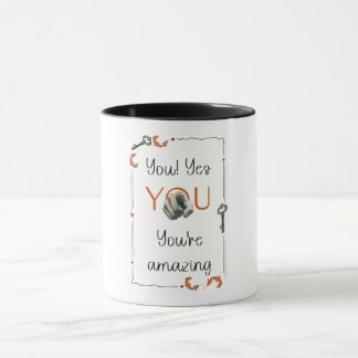 Caneca Presente de Lembrete de Amor Próprio para Alguém E