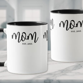 Caneca Presente de Mãe Estabelecida Nova Mãe