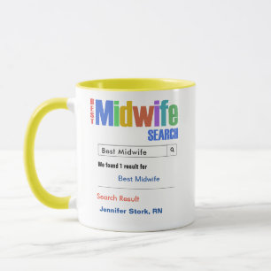Caneca Presente de Melhor Parteira Personalizada Engraça