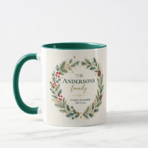 Presente de Memórias de Natal Nome da Família