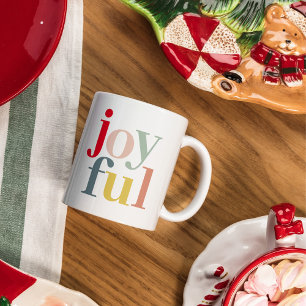 Caneca Presente de Natal Colorido Moderno e Alegre