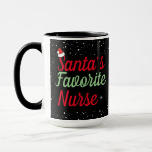 Caneca Presente de Natal de Apreciação da Enfermeira Mamã