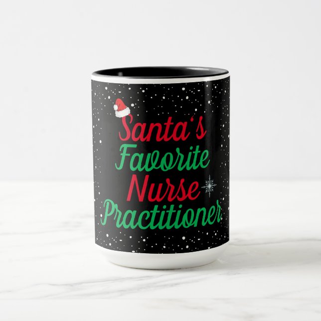 Caneca Presente de Natal de Apreciação da Enfermeira Mamã (Centro)