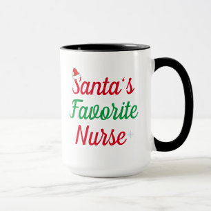 Caneca Presente de Natal de Apreciação da Enfermeira Mamã