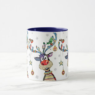 CANECA PRESENTE DE NATAL DE RENDA MAIS FOFINHO