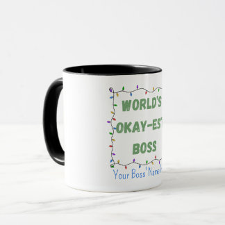 Caneca Presente de Natal do Grupo de Trabalho do Chefe Ma