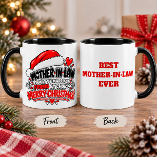 Caneca Presente de Natal engraçado para sogra Férias em f