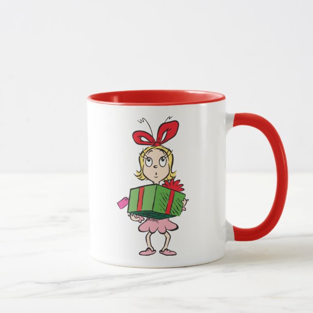 Caneca Presente de Natal Grinch | Cindy-Lou Who (Direita)