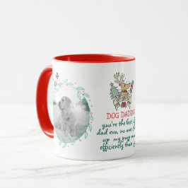 Caneca Presente de Natal para MOM DOG ou PAI adicionar 2 