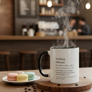 Caneca Presente de Oficiante de Casamento Personalizado D