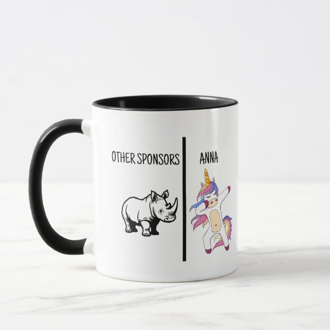 Caneca Presente de Patrocinador, Melhor Patrocinador de T (Esquerda)