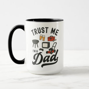 Caneca Presente de Piada engraçada para Dias de os pais S