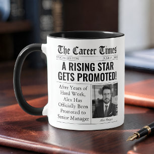 Caneca Presente de Promoção Divertido Título de Jornal Pe