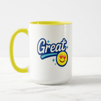 Caneca presente de sorriso de excelente