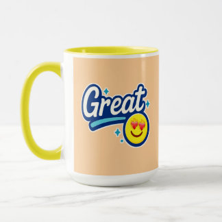 Caneca presente de sorriso de excelente