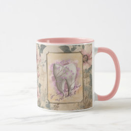 Caneca Presente dentário elegante Vintage
