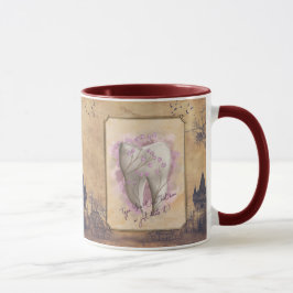 Caneca Presente dentário elegante Vintage
