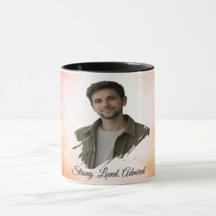 Caneca Presente do Dia dos Namorados com Foto em Aquarela