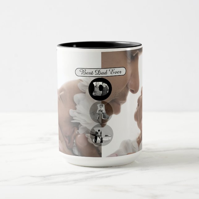 Caneca Presente do Dia dos Pais para o Papai \ Melhor Pai (Centro)