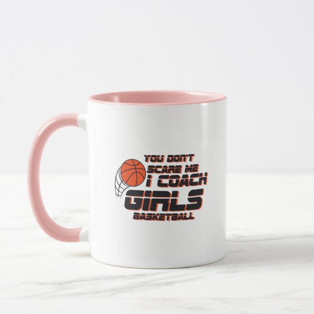 Caneca Presente do esporte do basquetebol das meninas do (Esquerda)