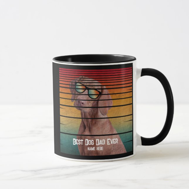 CANECA PRESENTE DO MELHOR PAI DE CACHORRO NUNCA DIA DE OS (Direita)