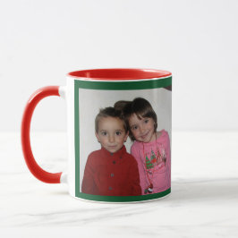 Caneca Presente do modelo NOME de Natal e FOTO