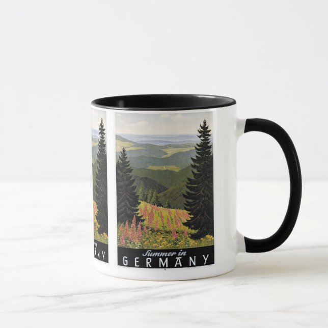 Caneca Presente do viagem da paisagem do verão de (Direita)