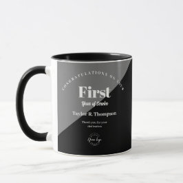 Caneca Presente empresarial personalizado no primeiro ano